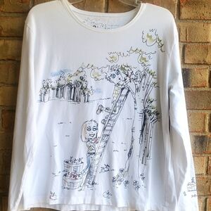 Chico Chat tees Long Sleeve Size 3  (X Large) Apple Picking